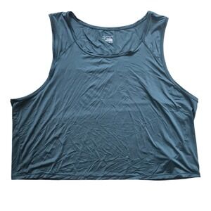 OFFLINE by Aerie XL Teal Racerback Workout Tank Top Activewear